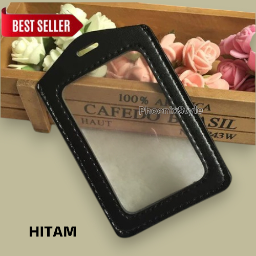 

Phoenix - Frame ID CARD Double Side Kulit / Name Tag Mika Plastik Potrait