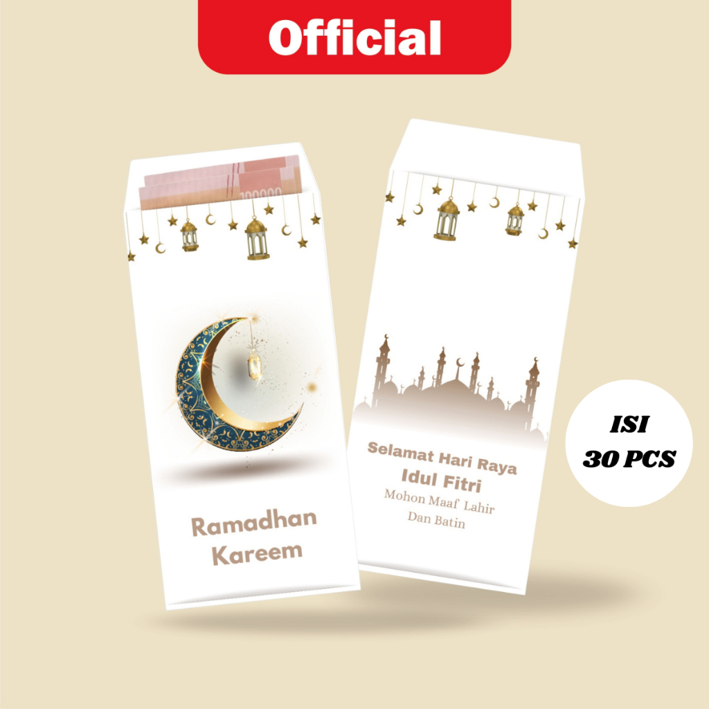 

Amplop Lebaran Panjang Premium - Amplop Uang THR Desain Elegan & Mewah