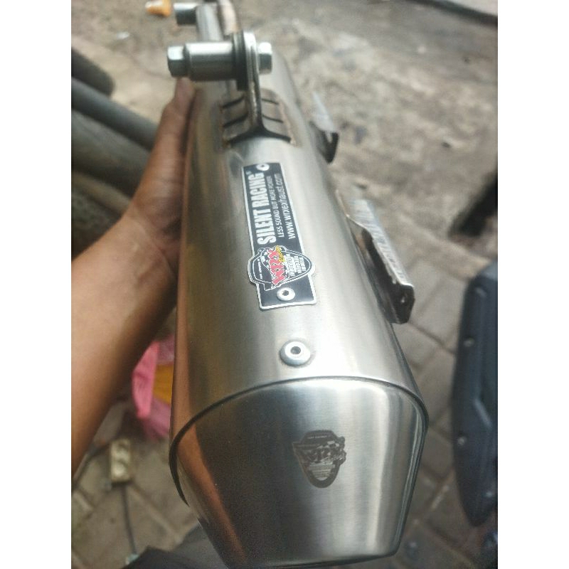 silencer only wrx v2 stainless original second rasa baru