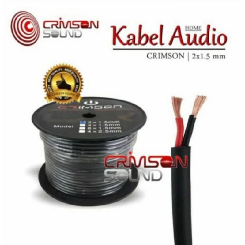 Crimson Sound Kabel Audio CRIMSON | Model 2x1.5 mm