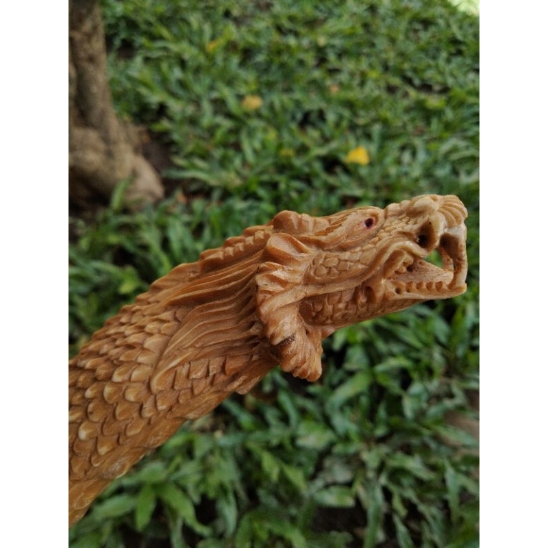 handle ukir atau deder ukir bahan original