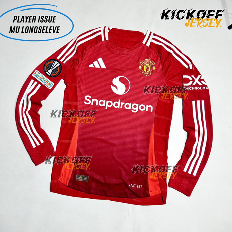 (PLAYER ISSUE LONGSLEEVE) MU HOME PLAYER ISSUE LS NEW 24-25