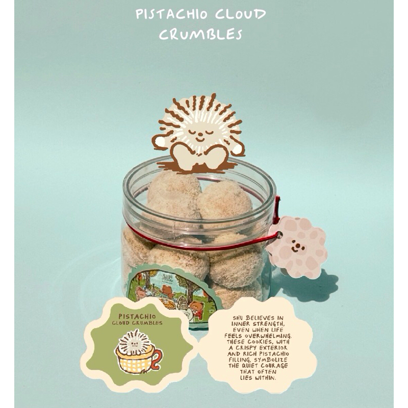 

SHU Buttersand Cookies - Pistachio Cloud Crumb- Premium Cookies 350gr