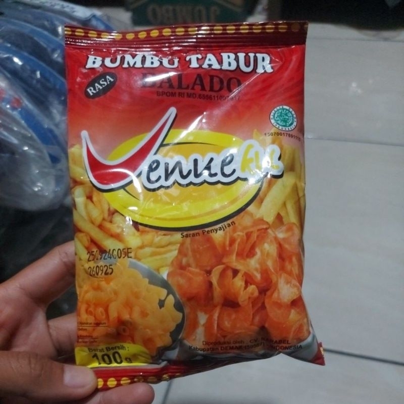 

Bumbu tabur rasa balado venue 100g