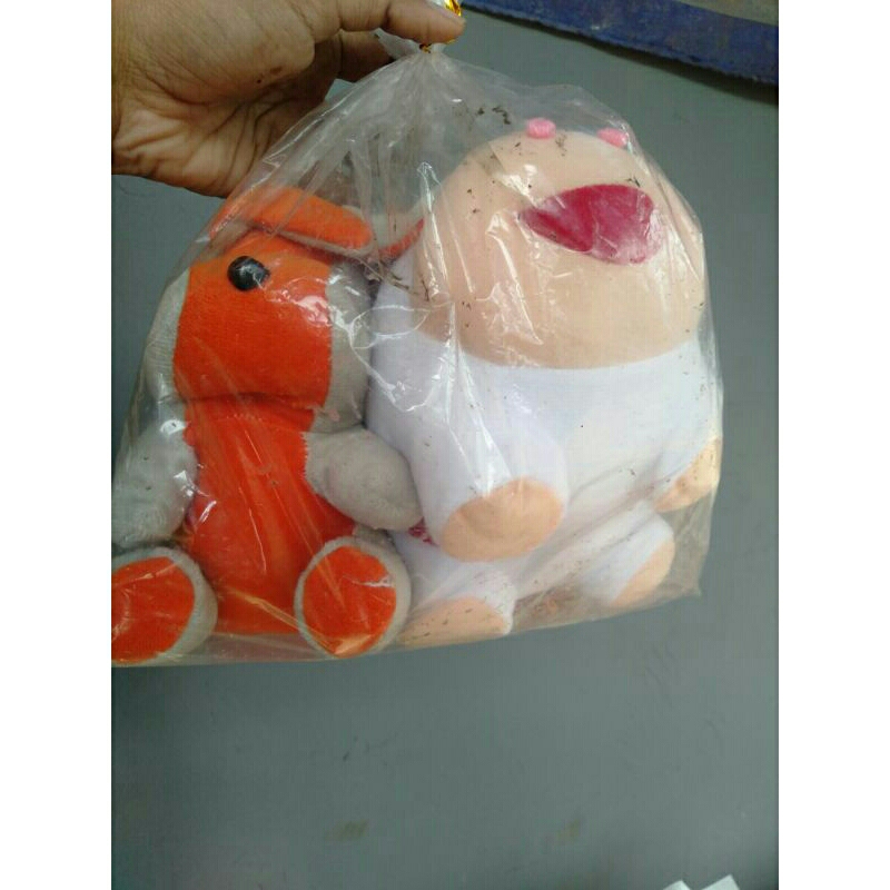 Boneka Kucing Abu-Abu