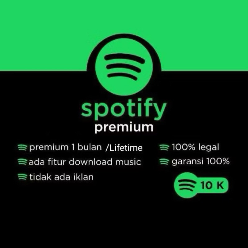 SPOOTIFYY PREMIUM 1TAHUN/LIFETIME FULL GARANSI I PRIVATE I BUKAN MOD APK