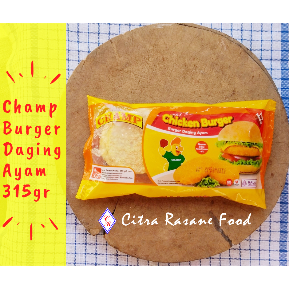 

Champ Burger Daging Ayam 315gr