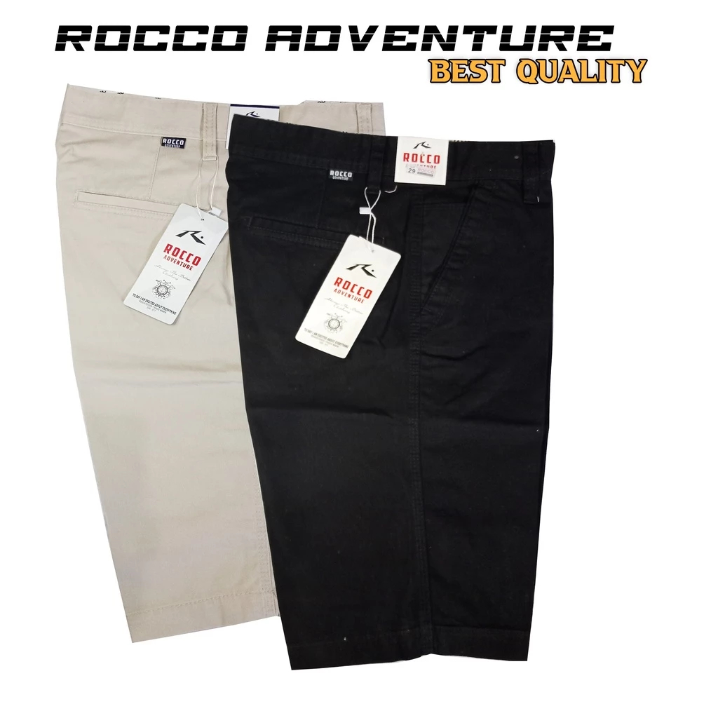 Celana Kanvas Pendek Original Pria Rocco / Celana Pendek Rocco Adventure Original / Celana Kanvas