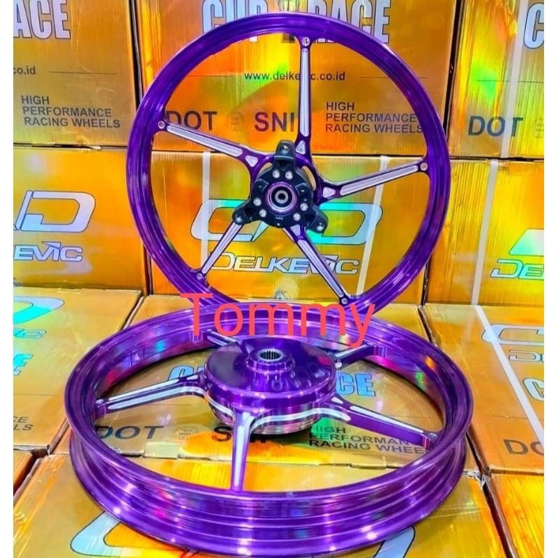 Velg Velk Delkevic DND D55 & New D 55 Aerox 155 New Old ukuran 160/185x17 Roda pelek Aerox ring 17
