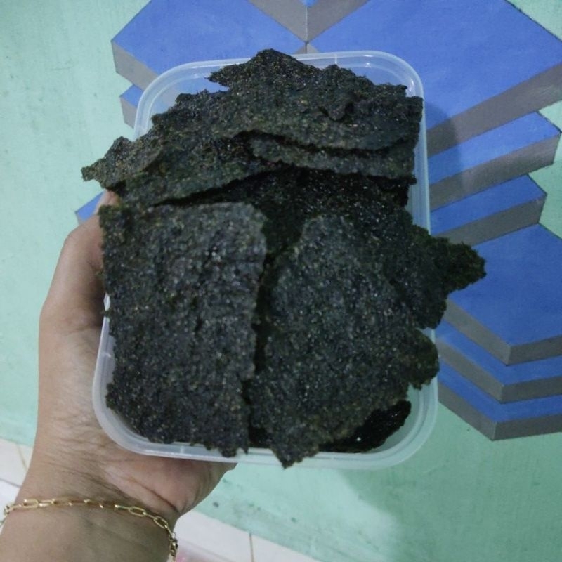 

Nori Rumput Laut Remahan Patahan Repack Wadah 500ml dan toples 600ml