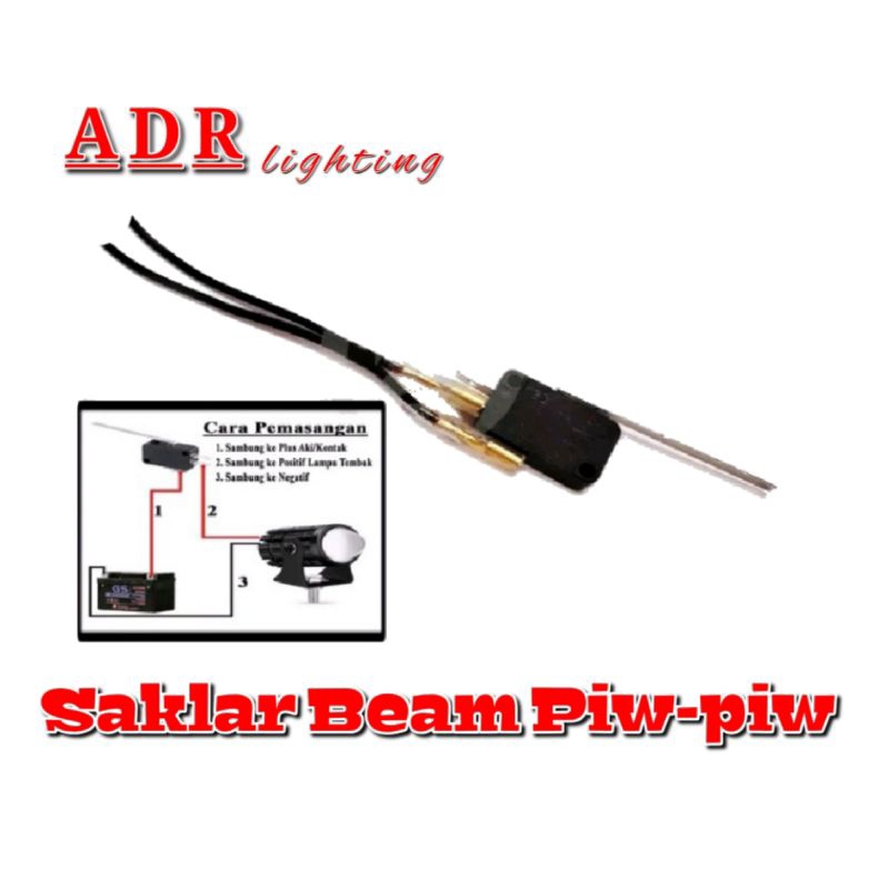 saklar beam piw piw gagang / saklar micro switch / saklar Tembak piw