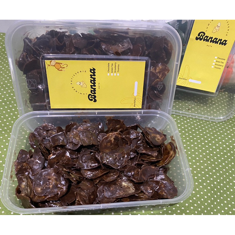

pisang lumer // coklat // strawberry // banana melted // banana bath