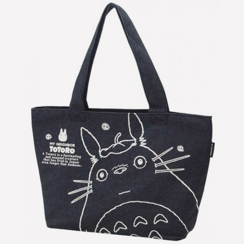 Tas TOTORO bahan denim original my neighbor totoro studio ghibli tote bag totebag