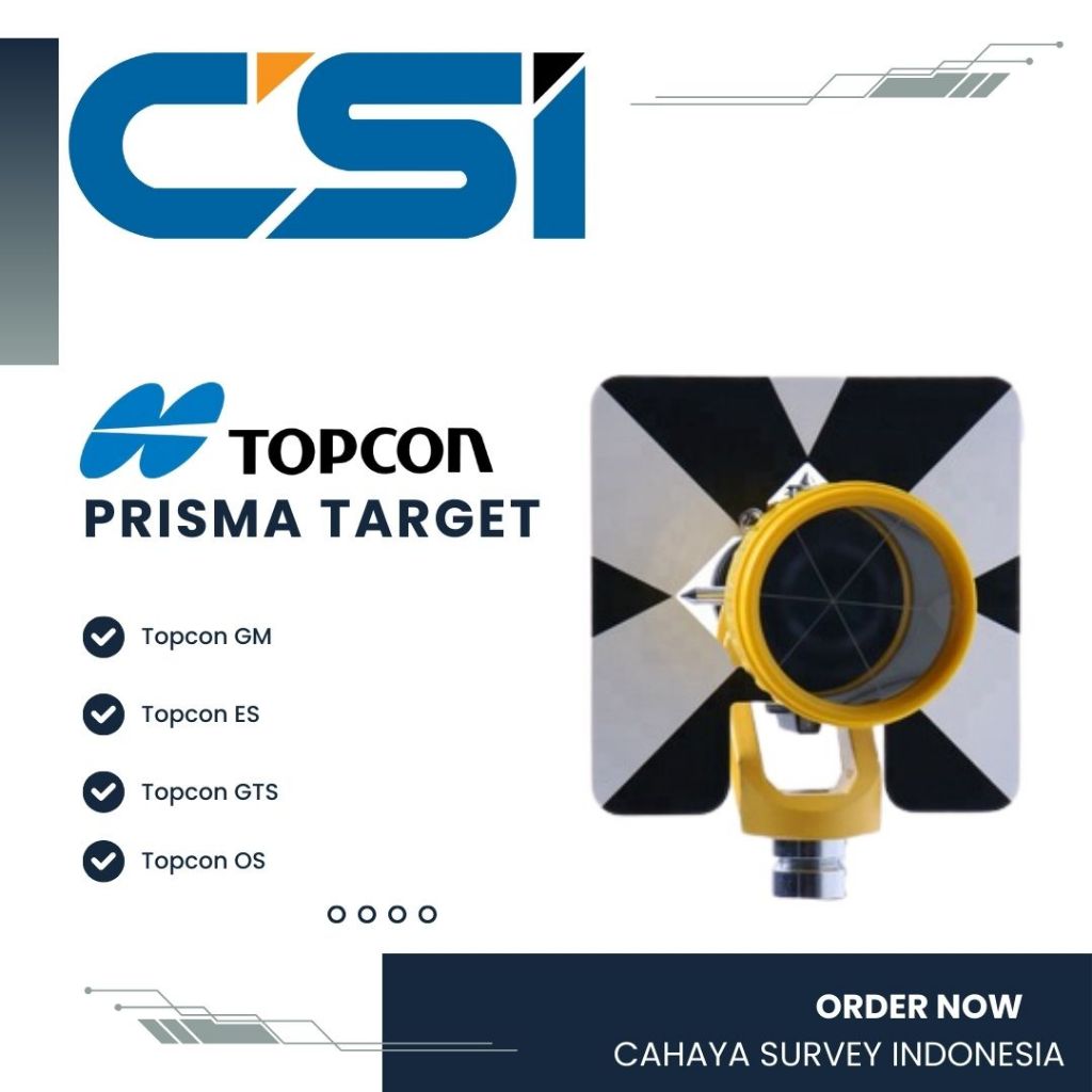 Prisma Target Topcon / Prisma Pole Topcon / Primsa Stik Pole Topcon