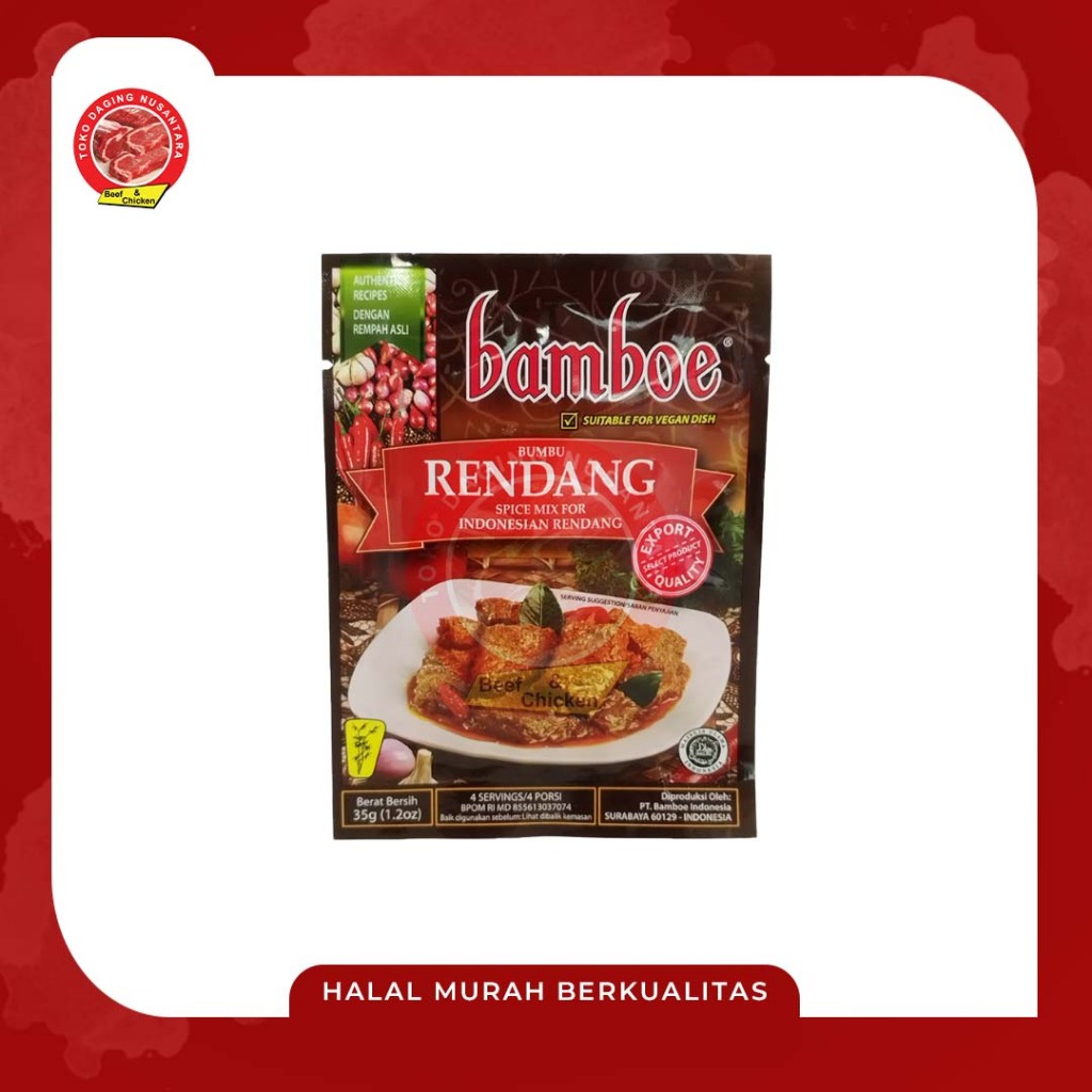 

BAMBOE BUMBU RENDANG 35GR