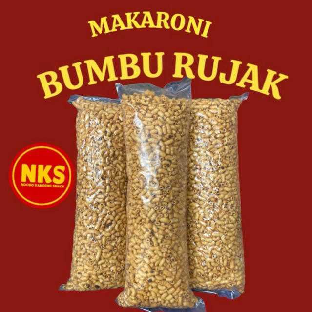 

MAKARONI PIPA BANTAT BUMBU RUJAK 1 BALL 1kg Food Snacks