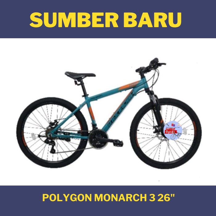 Sepeda Gunung Mtb Polygon Monarch 3 26 inch New