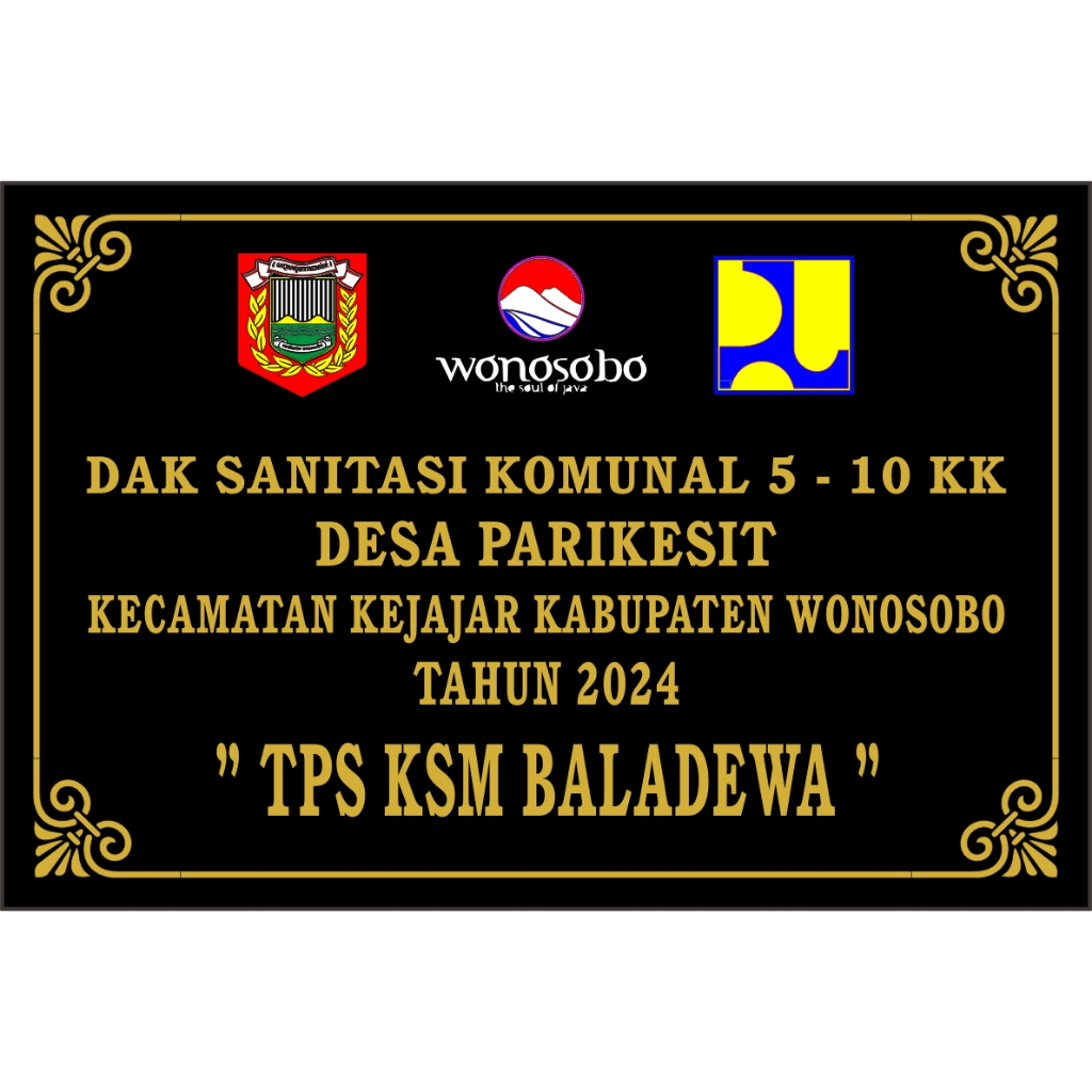 PRASASTI DESA Granit 40X60 HITAM