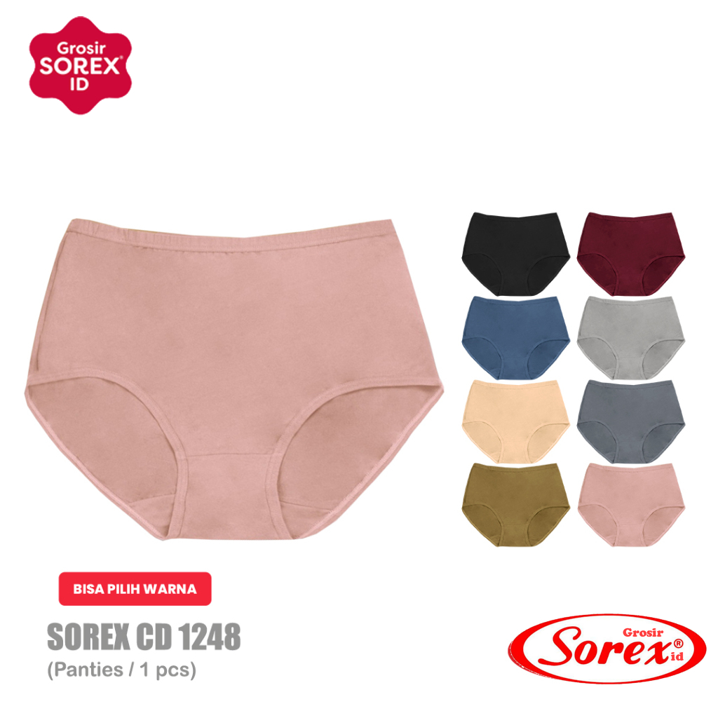 Sorex 1248 CD Celana Dalam Wanita Ekstra Besar Jumbo Super Soft XXXL - XXXXXL | Grosir Sorex ID