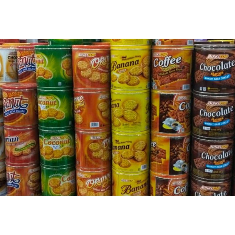 

Snack kaleng biskuit aneka rasa