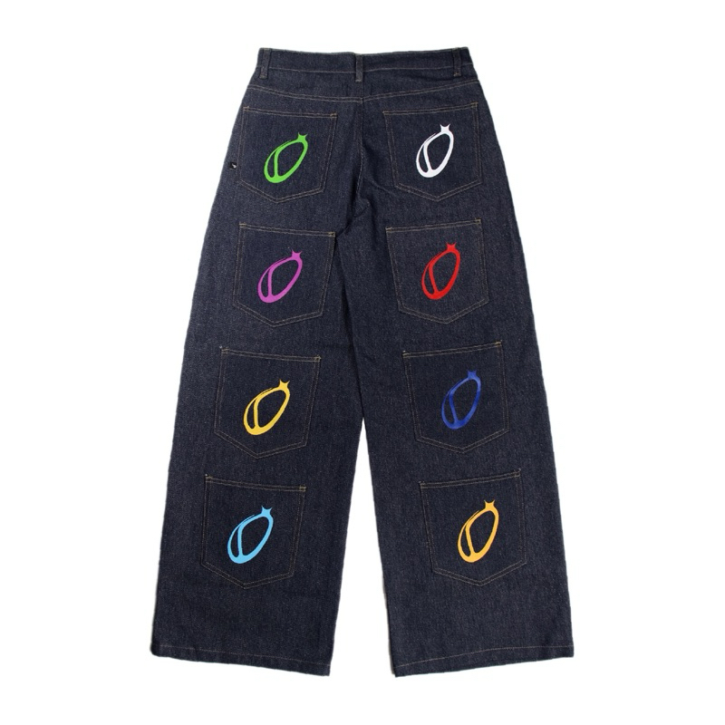 DEMOAN - SPAM POCKET BAGGY JEANS | RAW DENIM