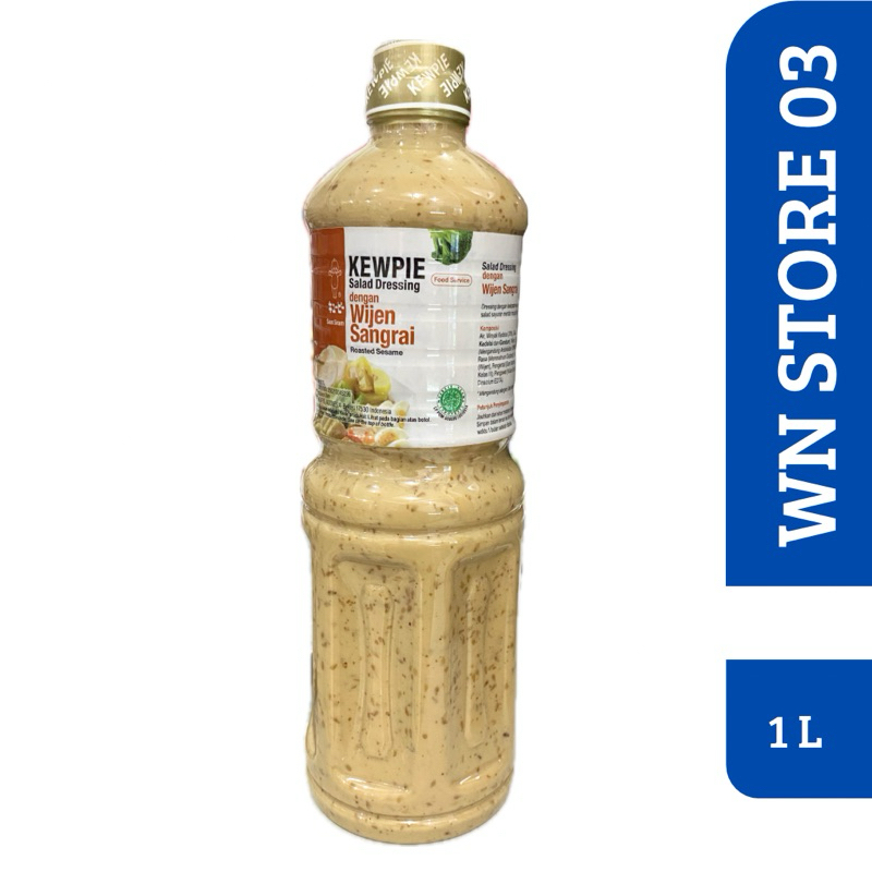 

Kewpie Salad Dressing Roasted Sesame 1 Liter Saus Siram Wijen Sangrai