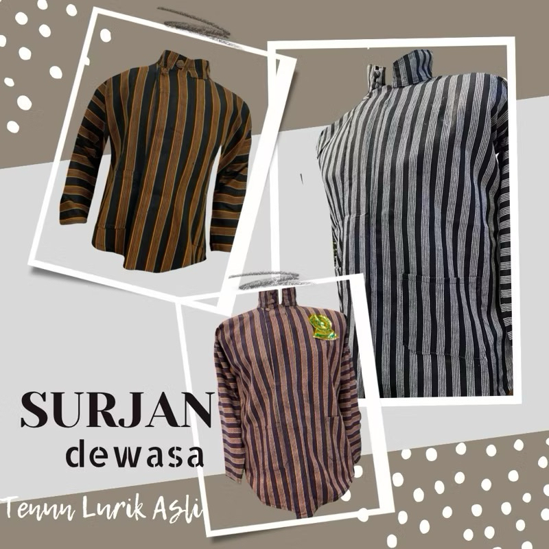 Surjan Solo Jogja Lurik DEWASA