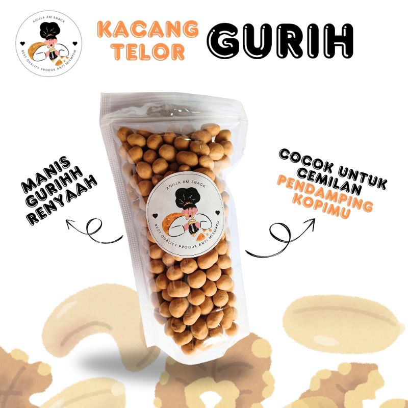 

CEMILAN KACANG TELUR MANIS GURIH