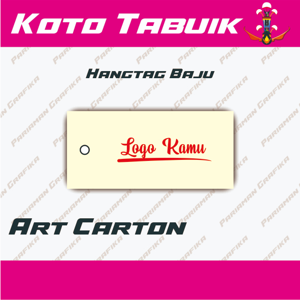 

Hang Tag Gantung Baju / Sepatu/ Jeans