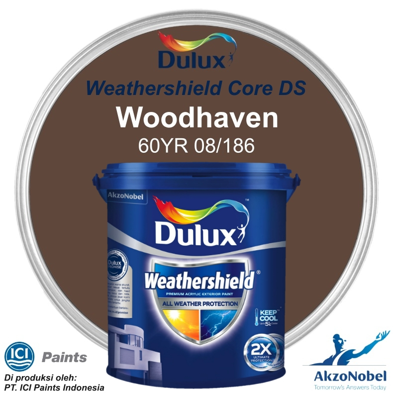 CAT DULUX WEATHERSHIELD 2.5 LT - WOODHAVEN 60YR 08/186