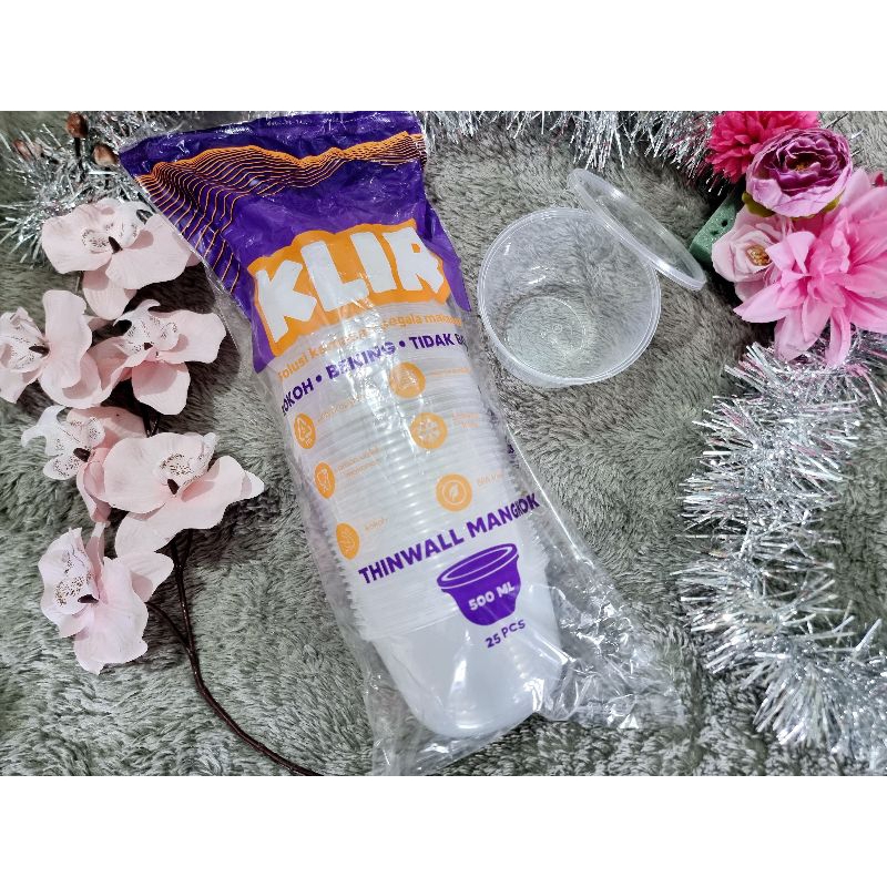 THINWALL KLIR MANGKOK 500ML