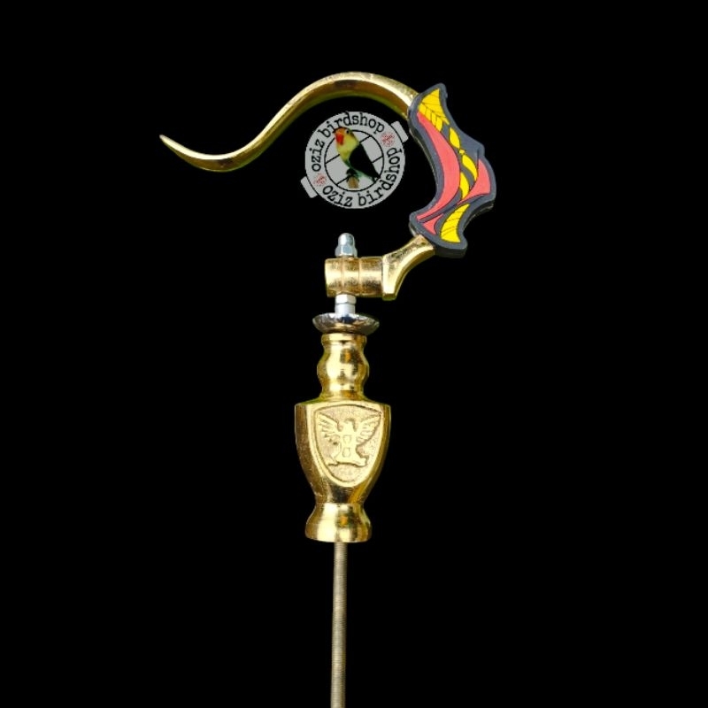 Gantungan lipat dan pion sangkar kotak kosan gold lapis karet