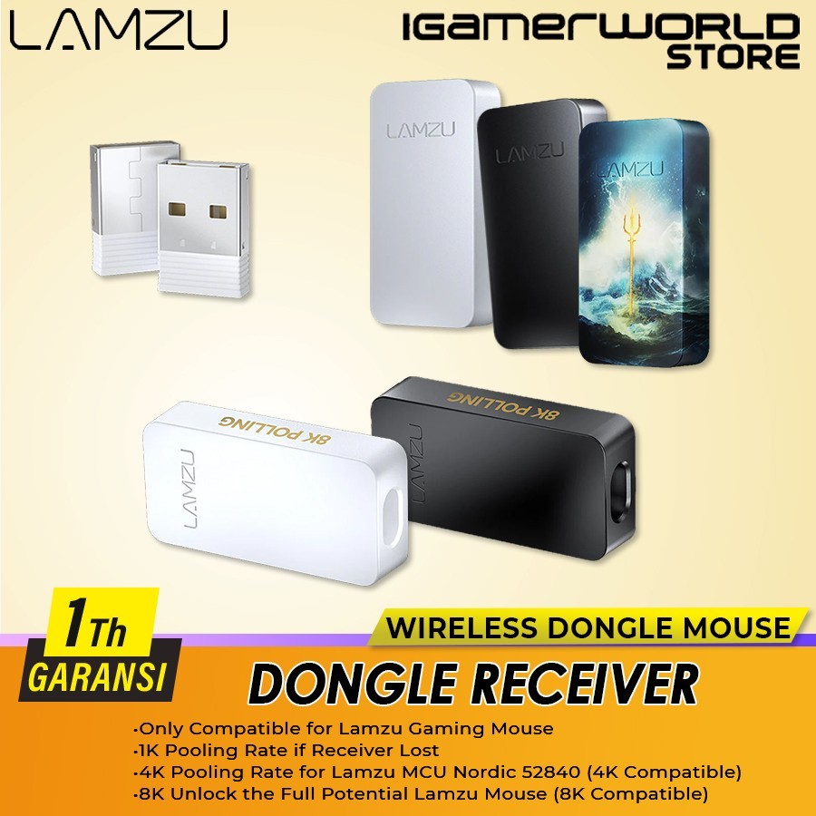 Lamzu 4K Pooling Rate Receiver Dongle Adapter