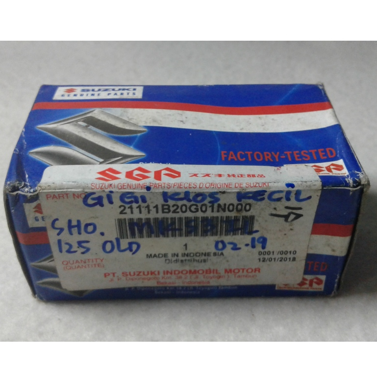 21111B20G01N000 GIGI KLOS KECIL SHOGUN 125 OLD ORIGINAL 100% SGP