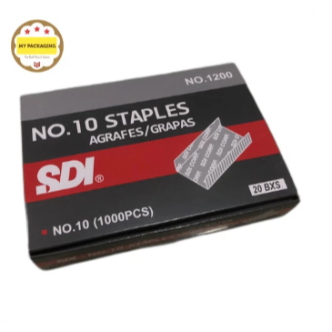 

Isi staples no. 10 SDI / isi stapler hakter kecil no 10 - 1 box isi 20Box kecil merek SDI