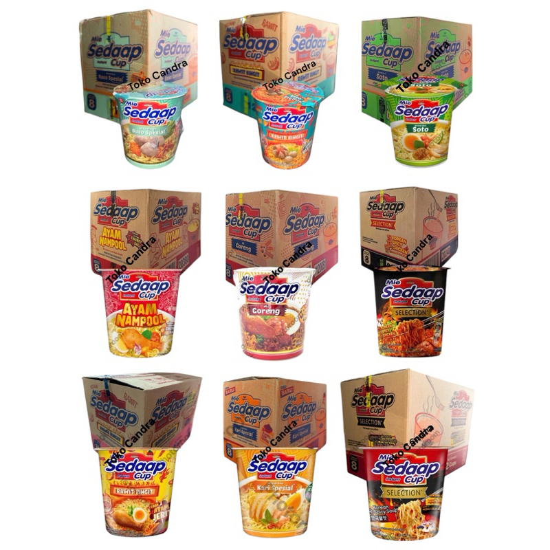 

1 DUS MIE SEDAP CUP SEMUA RASA / 75gr / 12cup