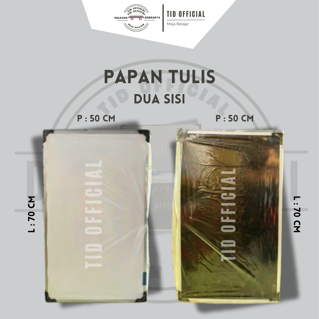 

PAPAN TULIS DUA SISI 50CM - 70CM I PAPAN TULIS WHITEBOARD AND BLACKBOARD I PAPAN TULIS KAYU I MURAH