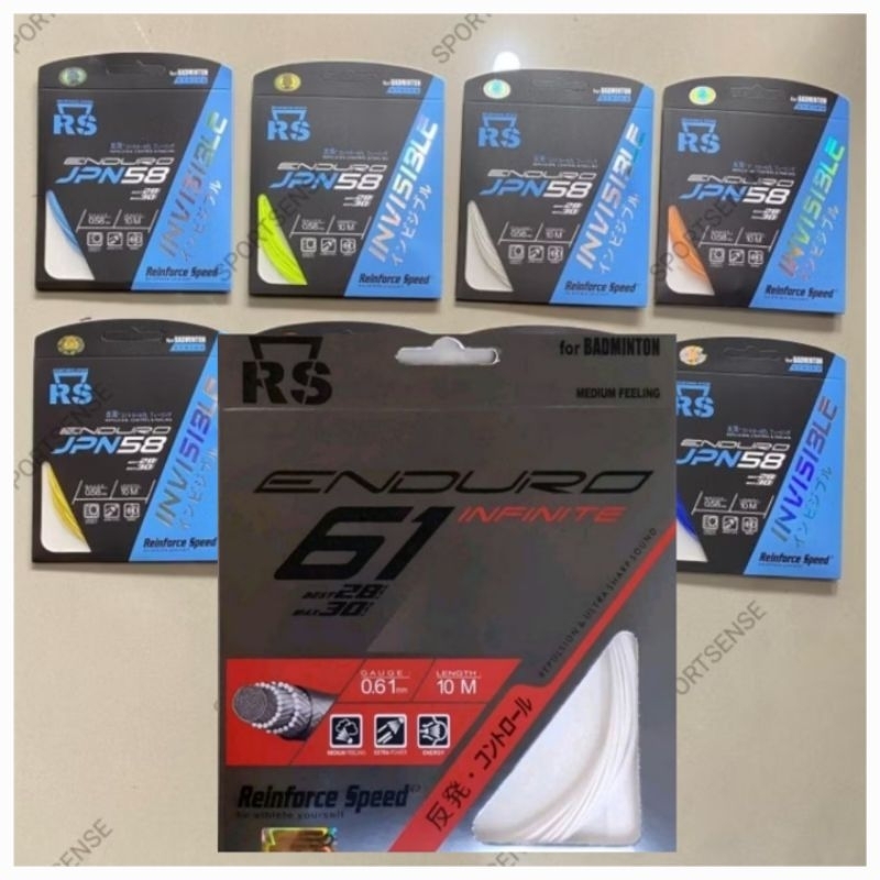 Senar Badminton RS Enduro 61 Dan Enduro 58 Infinite Enduro 61 blast Original