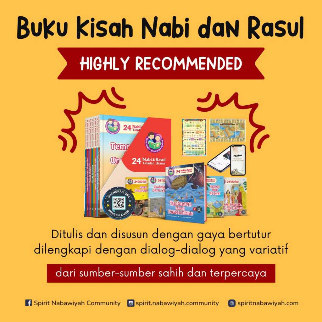 Buku Anak Premium 24 Nabi dan Rasul Teladan Utama (24 NR) Sygma Daya Insani