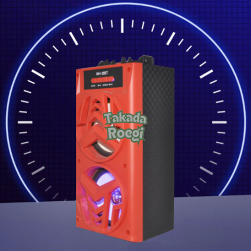 Spiker Speaker Speker Audio Musik Bluetooth Doubel Bass Lampu LED Light High Quality