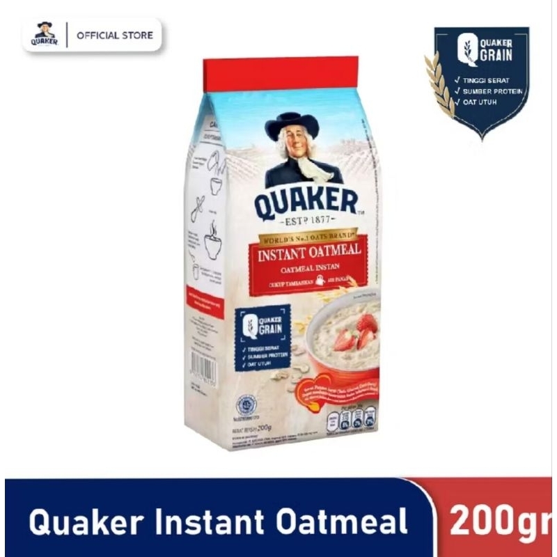 

Quaker Instant Oatmeal 200gr
