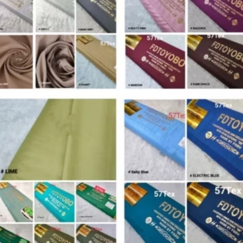 Katun Toyobo / Toyobo Fodu / Toyobo Import Premium Roll