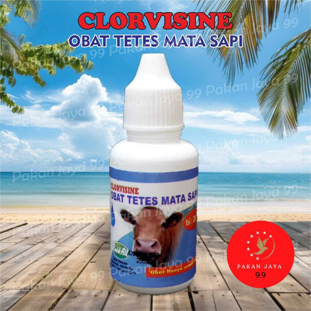 READY CLORVISINE CLOR VISINE CLORVISIN OBAT TETES MATA 30 ML RAID-ALL HEWAN SAKIT MATA BERAIRBENGKAK
