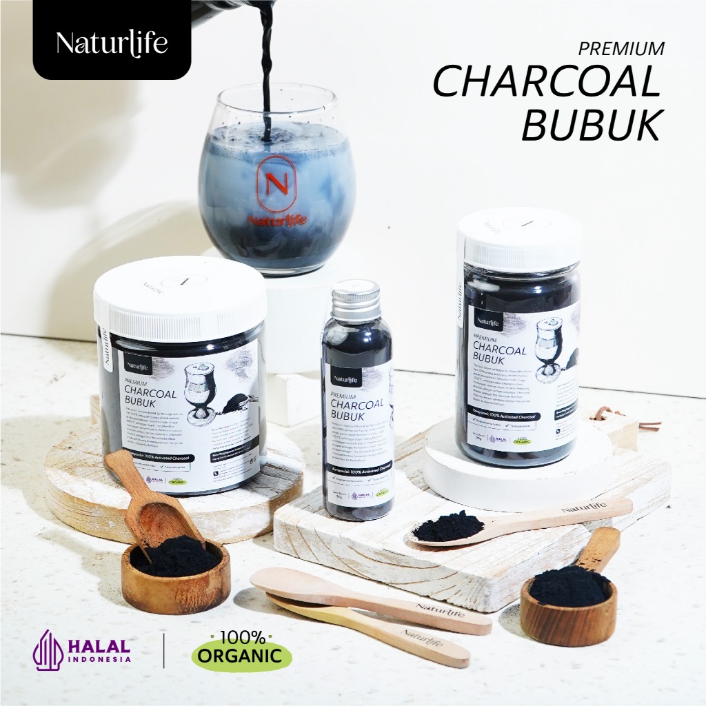

PREMIUM CHARCOAL BUBUK DARI NATURLIFE INDONESIA