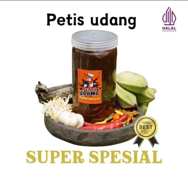 

PETIS UDANG SUPER SPESIAL GRADE A ASLI KHAS SIDOARJO KEMASAN 1KG DI JAMIN RASA PALING MANTAB