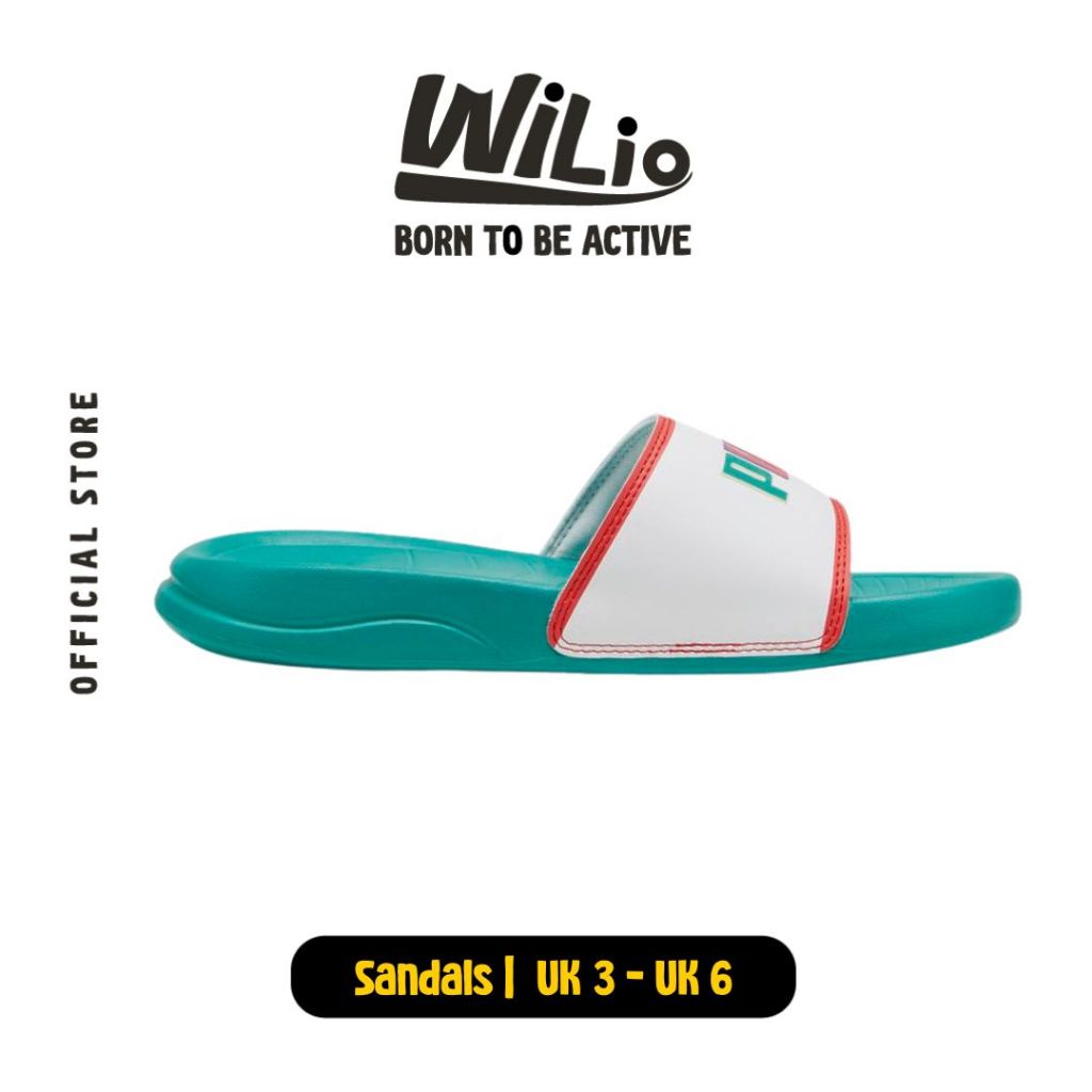 PUMA Popcat 20 39657401 - Sandal Anak (Hijau)