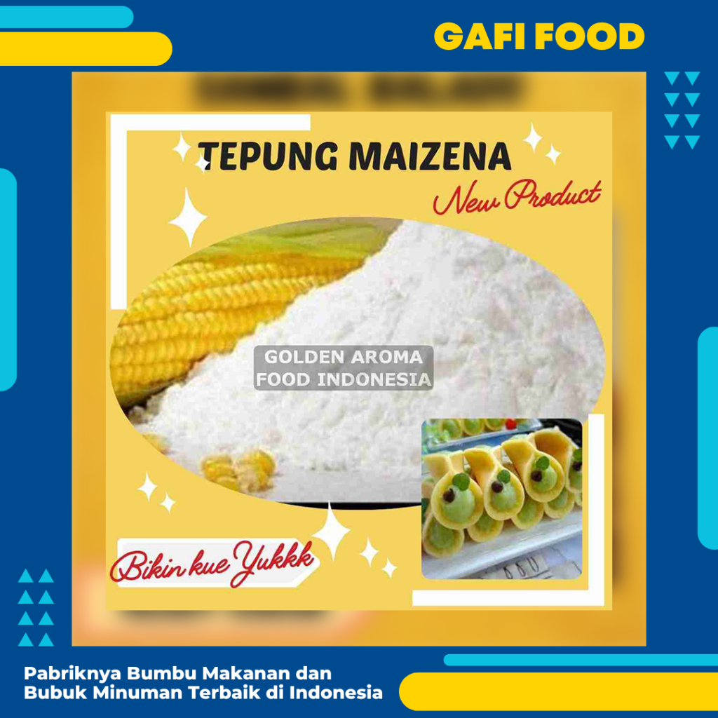 

Maizena Tepung Bubuk Powder 1Kg Bahan Dapur Tepung Jagung Corn Starch Premium Quality