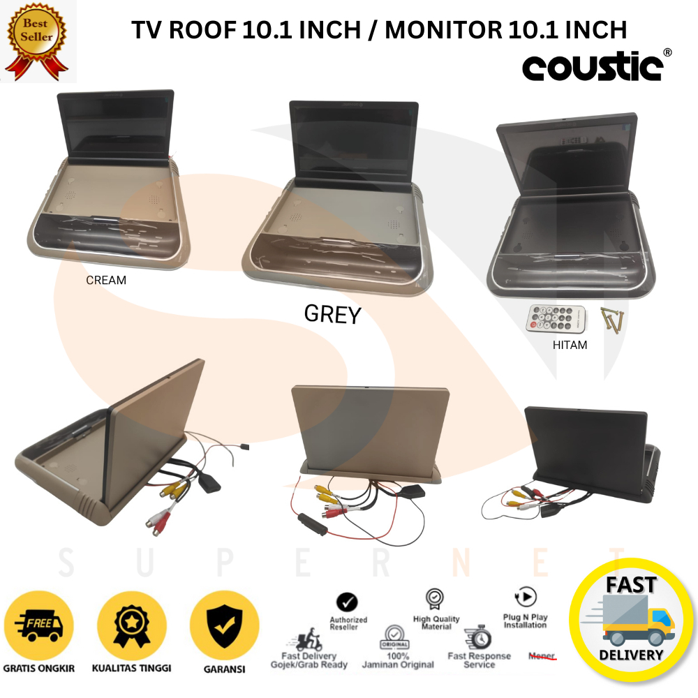 S_NET TV ROOF 10.1 INCH - TV PLAFON 10.1 INCH / TV MOBIL MONITOR