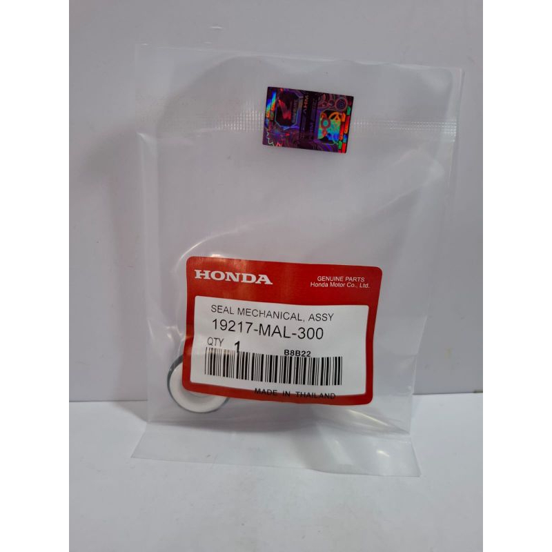 seal WATER pump Vario, sil water pump mechanical mal Vario TECHNO, Vario 125 ,MAL Original Thailand