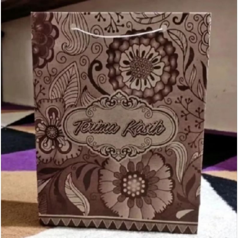 

GROSIR MURAH!!! 50 PCS PAPERBAG MOTIF BATIK